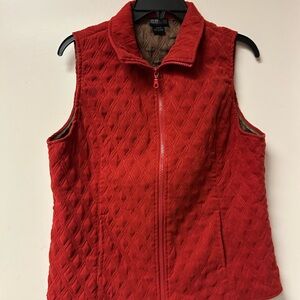 Nomadic Traders Women’s Quilted Vest with Red Accents
